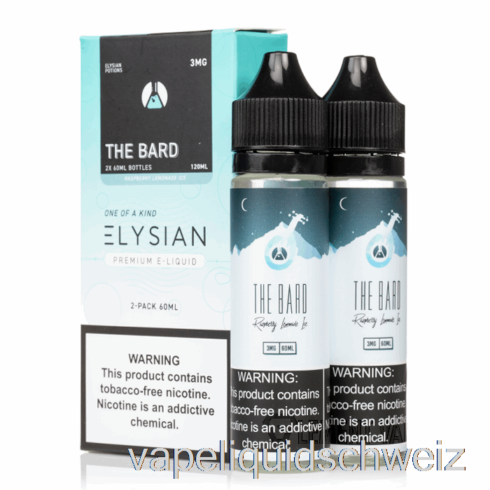 The Bard – Elysian Labs – 120 Ml 3 Mg Vape Liquid E-Liquid Schweiz